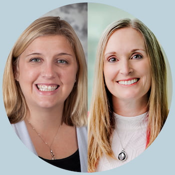 Headshot of Leslie Berger and Carolyn MacTavish