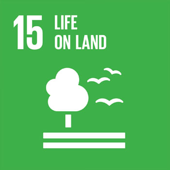 Sustainable Development Goal 15 Life on Land icon