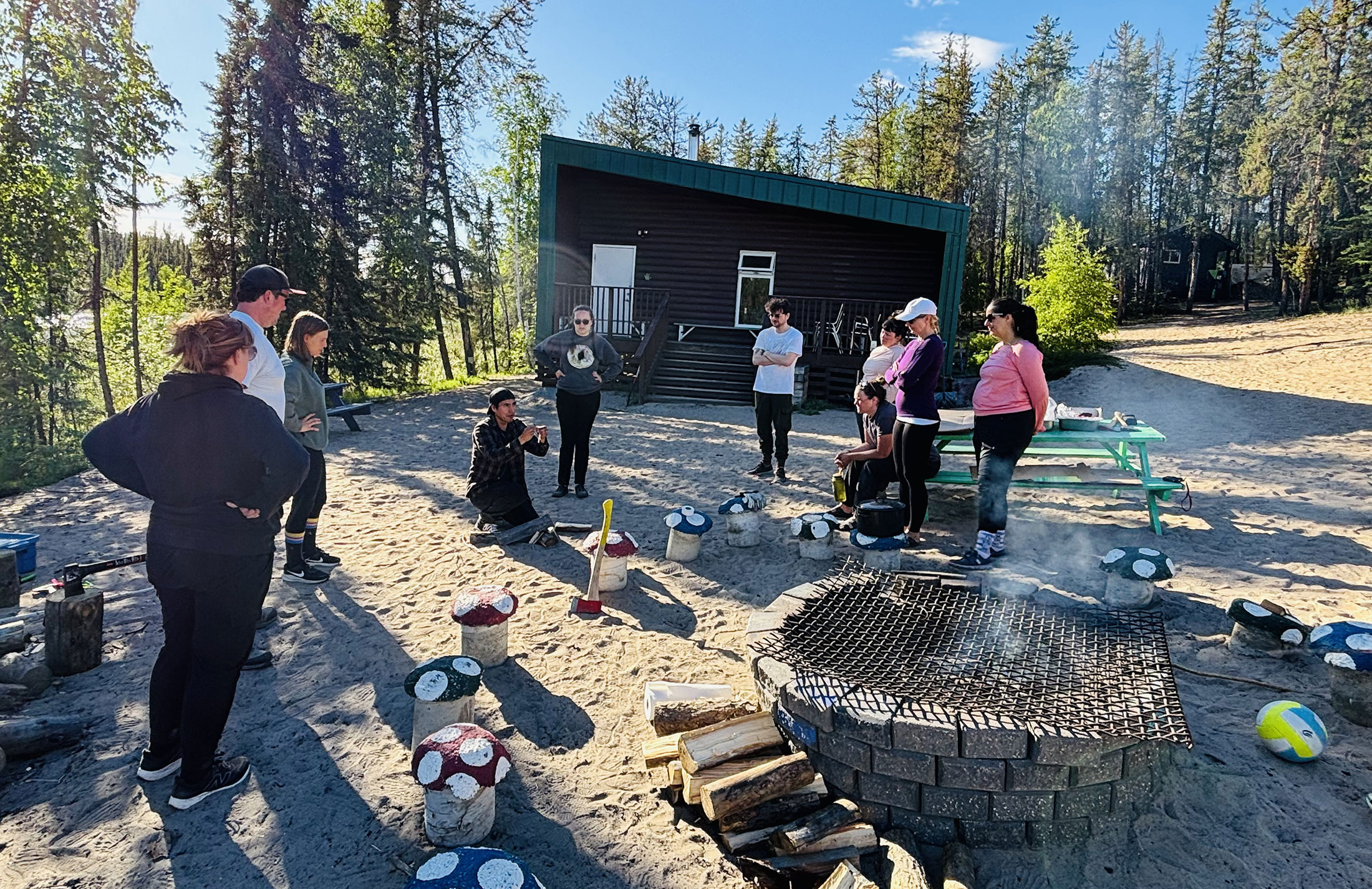 on the land camp