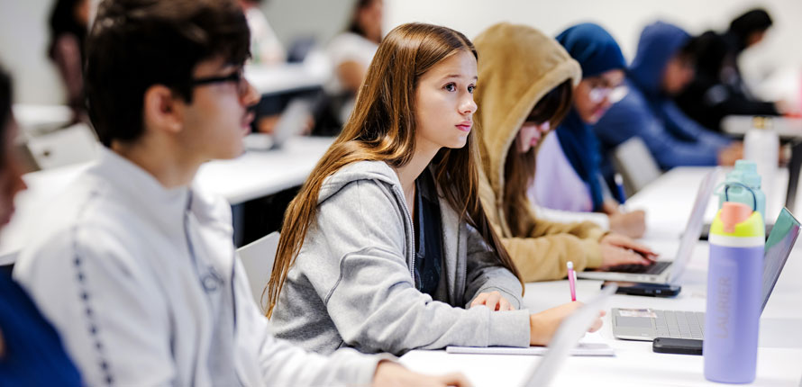 students in a BTM class