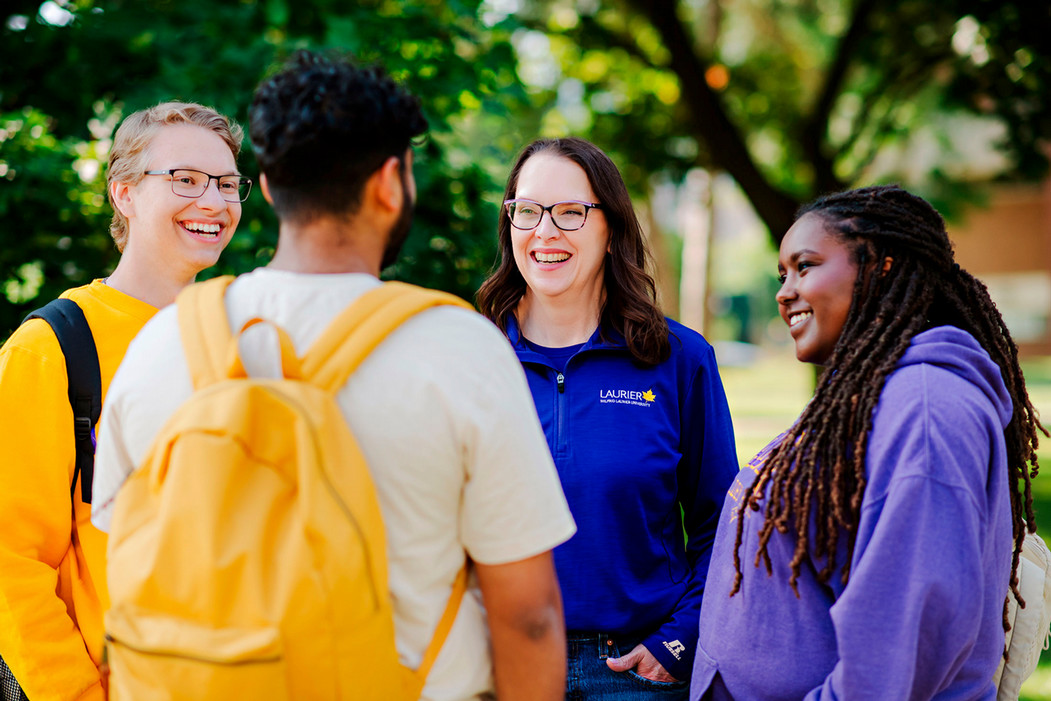 Deb MacLatchy with Students