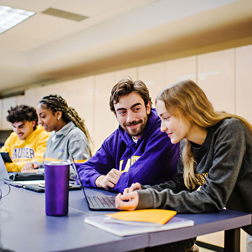 students learning in Milton classroom