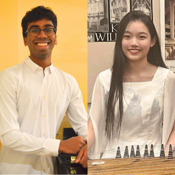 Spotlight story image pertaining to Lydia Lei (guzheng) and Kavin Dhanasekaran (piano)