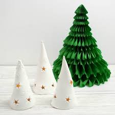 clay christmas trees