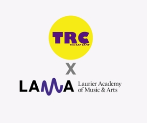 The Rap Camp Logo with LAMA