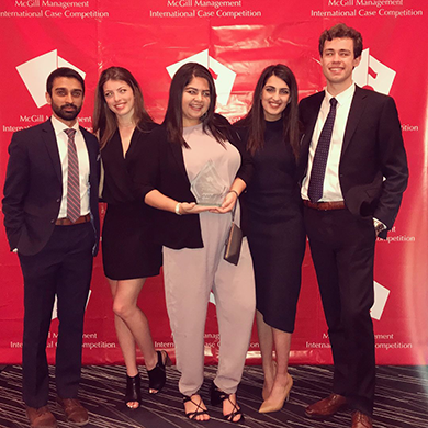Lazaridis School students take second place at international case competition