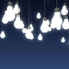 light bulbs abstract
