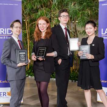 Tristan Donelle, Natasha Kasunic, Hayden Carver and Erica Yang