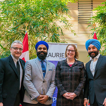 senior administration with navdeep bains