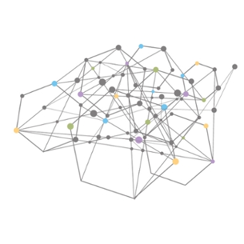 connected lines and dots
