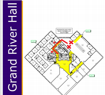 the image below highlights the areas that are blocked.  