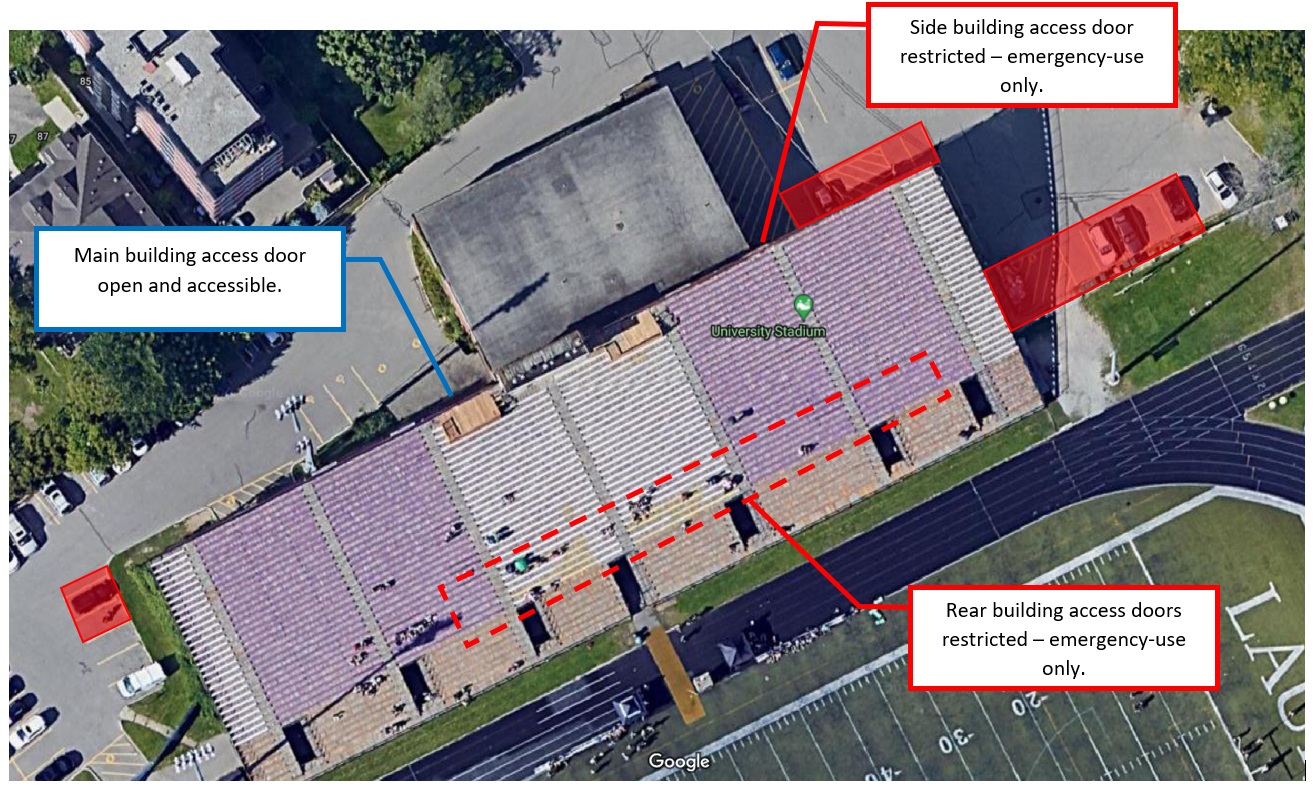 partial parking lot 9 closure