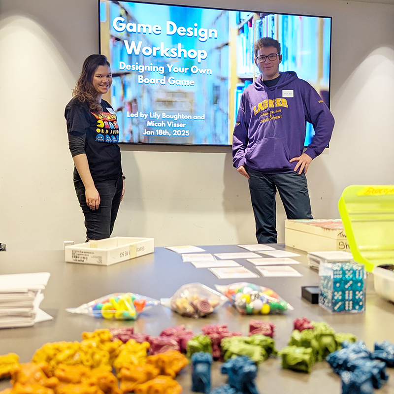 Laurier Game Design students host sold-out workshops at Brantford Public Library.