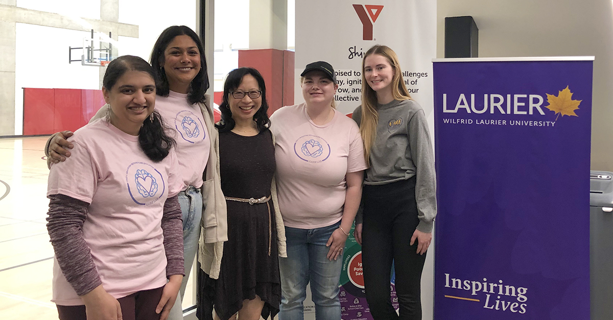 CARE Lab team members at Laurier Brantford YMCA
