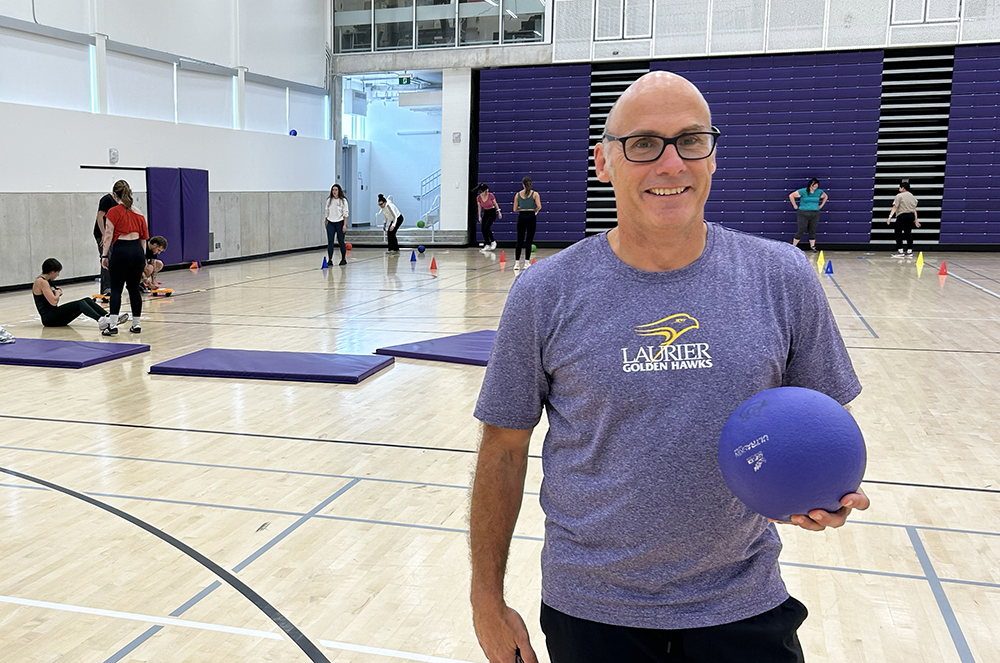 Joe Monks at the Laurier Brantford YMCA