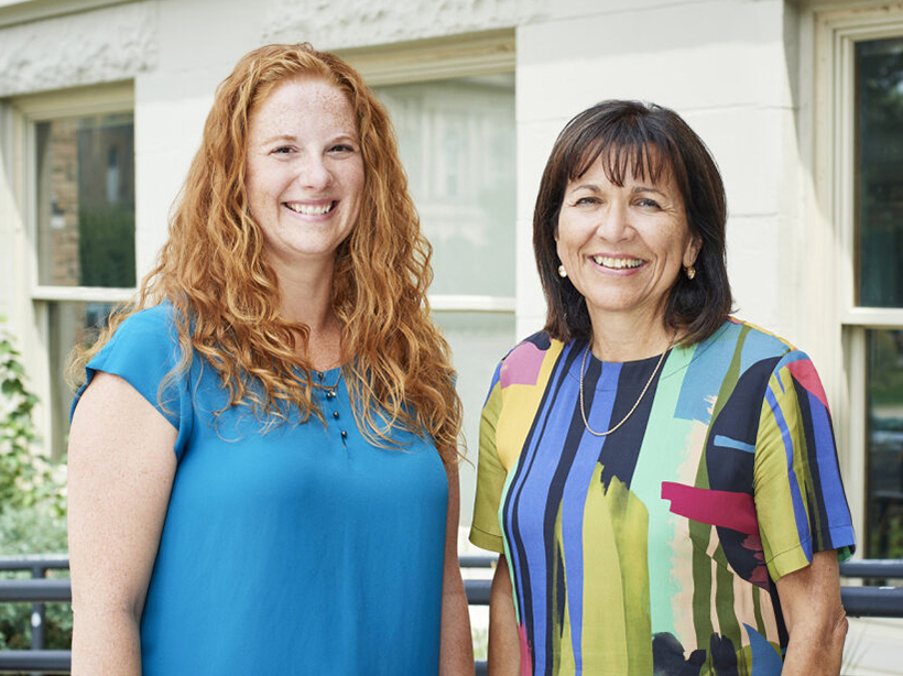 Pam Malins and Maria Cantalini-Williams