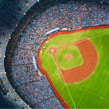 A bids eye view of the Rogers Centre in Toronto