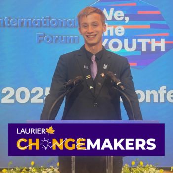 Laurier Changemaker Tanner Bergsma turns personal hardship into hope for Gen Z.