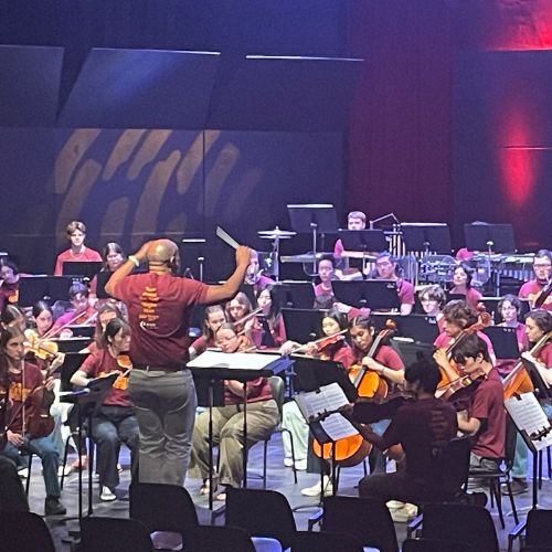 Rehearsal of National Youth Orchestra