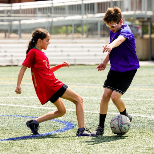 soccer camp at Laurier