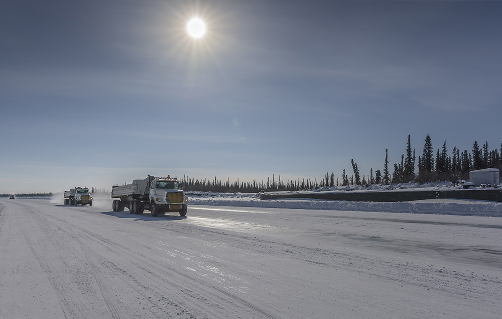 Ice road truckers  Canadian Geographic
