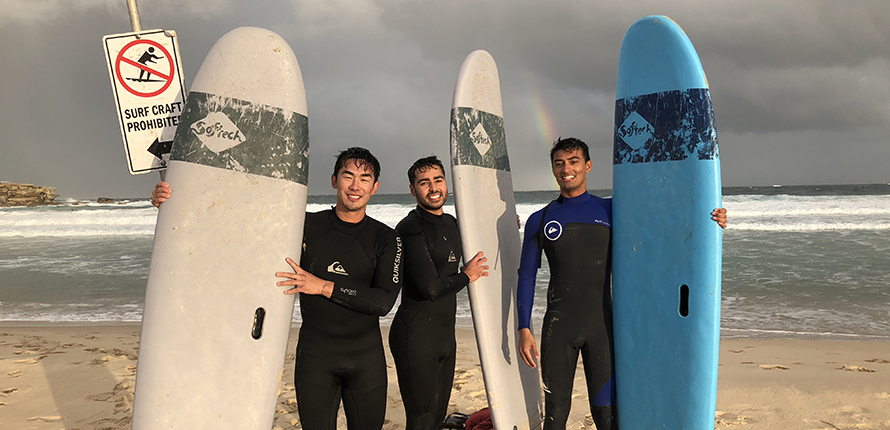 Surfing in Sydney, Australia