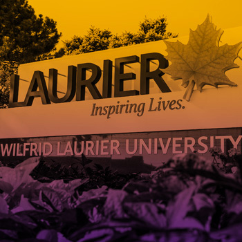 Laurier lawn sign