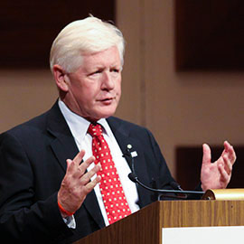 Former Ontario premier to speak at Laurier conference  on universities’ role in humanitarian crises
