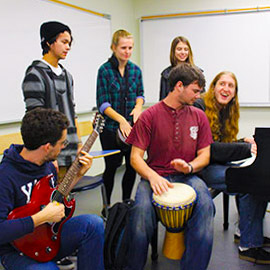 Music alumna collaborating with MS Society on music therapy study.