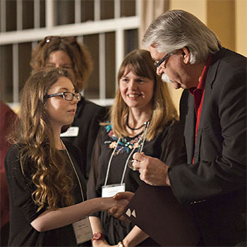 Young authors take home $10,000 in winnings at inaugural Laurier Stedman Prize celebration