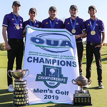 Laurier's men's golf team wins first OUA Championship