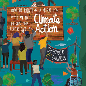 Laurier marks Global Climate Strike week with events and climate mural