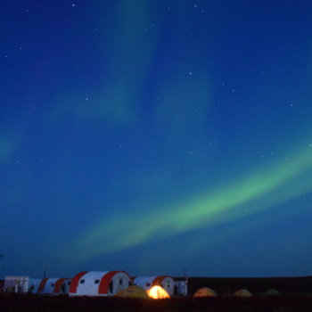 Monitoring climate change at Trail Valley Creek Arctic Research Station.