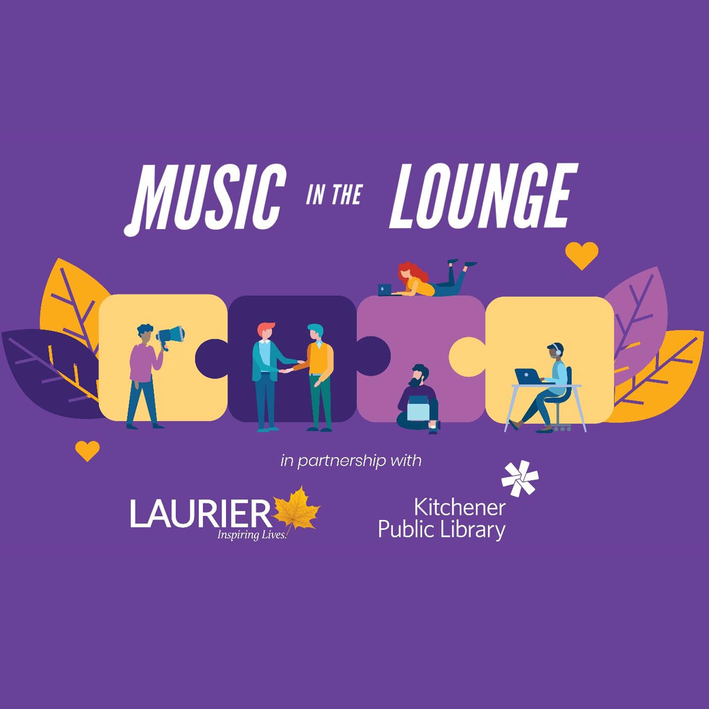 Music in the Lounge, in partnership with Laurier and Kitchener Public Library