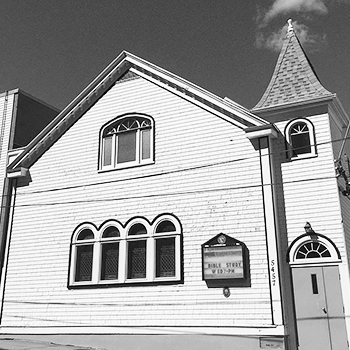 Carol Duncan studying the history of Black churches in Canada.