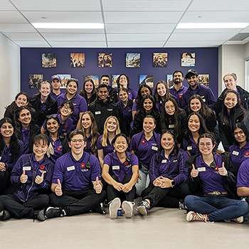 Student ambassadors play a golden role at Laurier