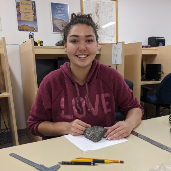 A future-ready experience: Laurier student Christine Sylvester receives hands-on lesson in archaeology