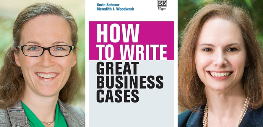 Meredith Woodwark, How to Write Great Business Cases book cover, Karin Schnarr