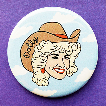 Spotlight story image pertaining to Dolly Parton Button