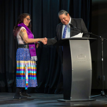 Indigenous Student at Convocation