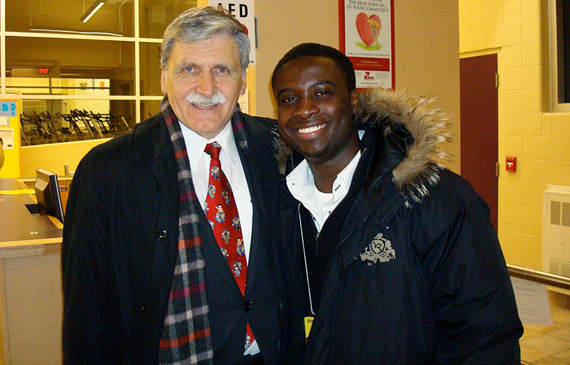 Romeo Dallaire and TK Azaglo