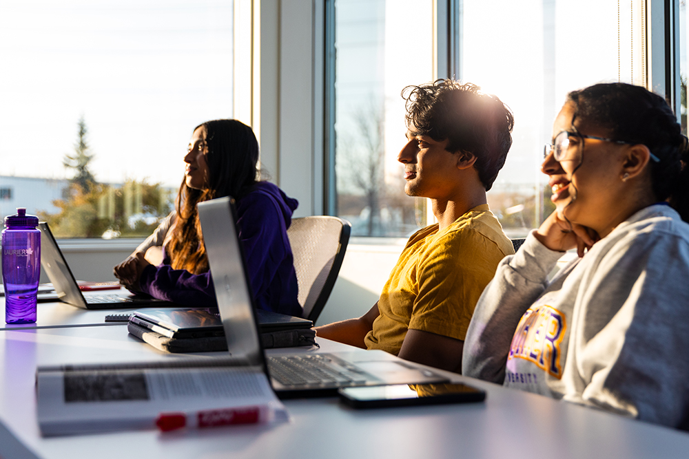Laurier Milton students in classroom