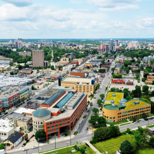 City of Waterloo aerial photo