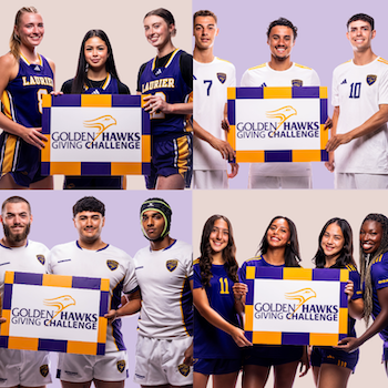 Support Laurier Athletics in the Golden Hawks Giving Challenge