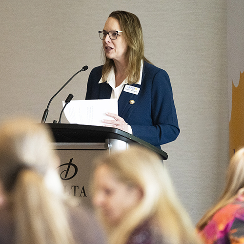 Laurier President and Vice-Chancellor Deborah MacLatchy