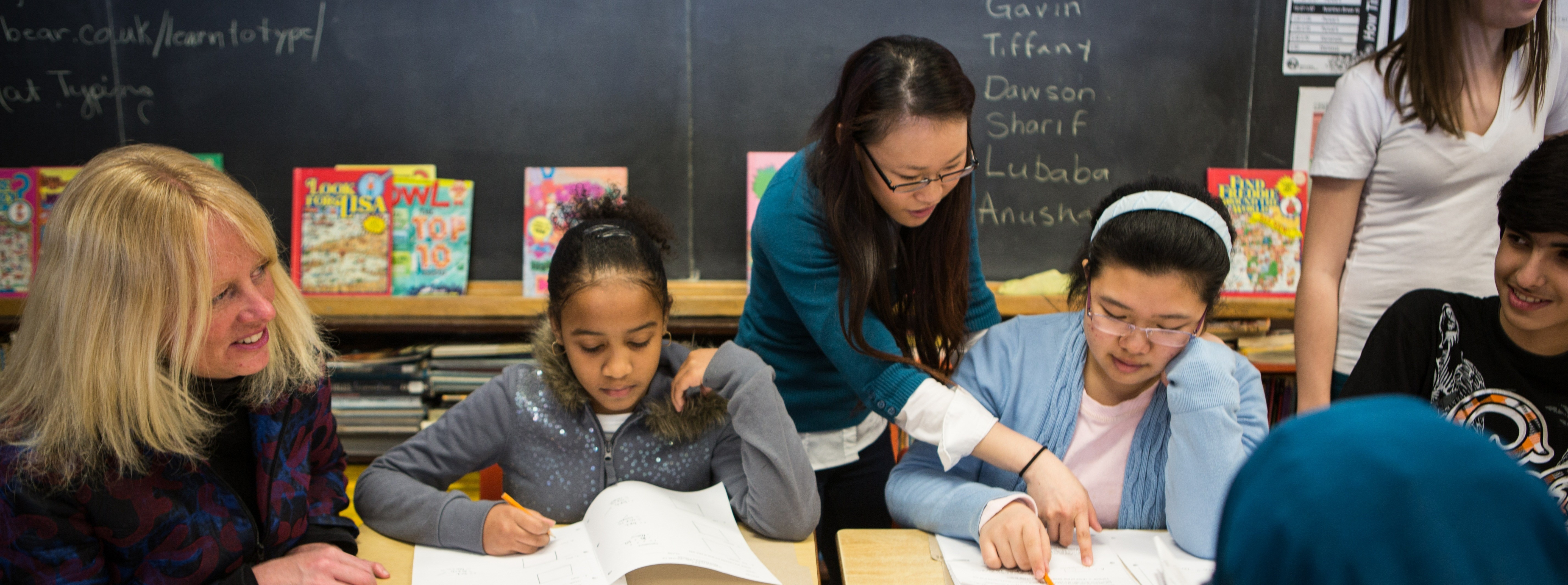 students in classroom