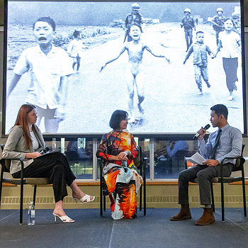 International conference explored how students can lead in developing sustainable solutions to humanitarian crises in partnership with institutions of higher education.