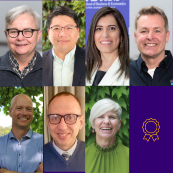 Teaching Award winners