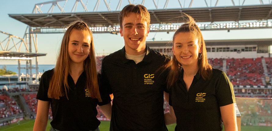 GIS students at BMO Field