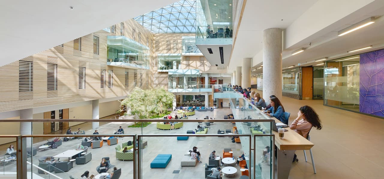 Upper level Lazaridis Hall